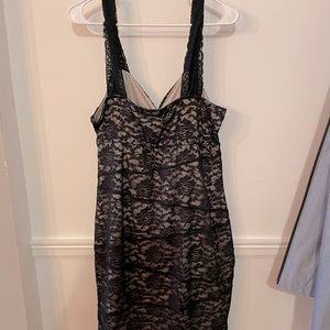 Black lace dress